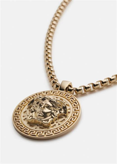 pendientes hombre versace|versace necklaces for men.